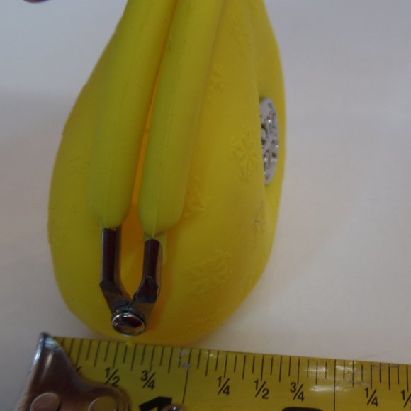 Rustic Cuff Bright Yellow Rubber Coin Purse (With RC Logo) Sterling Silver Logo - Picture 9 of 10